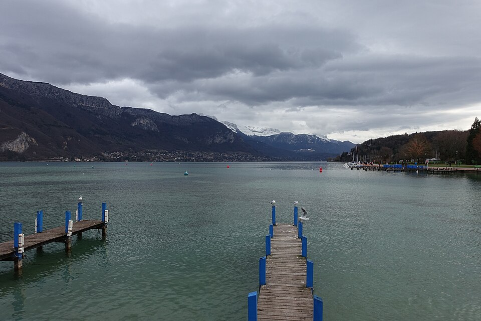 Les Jardins de l’Europe en hiver.