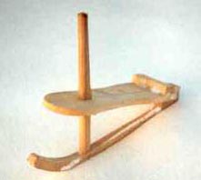 Un paret traditionnel en bois ; illustration du matériel.